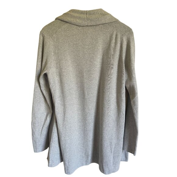 J.Crew Factory Chelsea Sweater Blazer Cardigan Heather Gray Size Small BA866 MSR - Picture 4 of 8